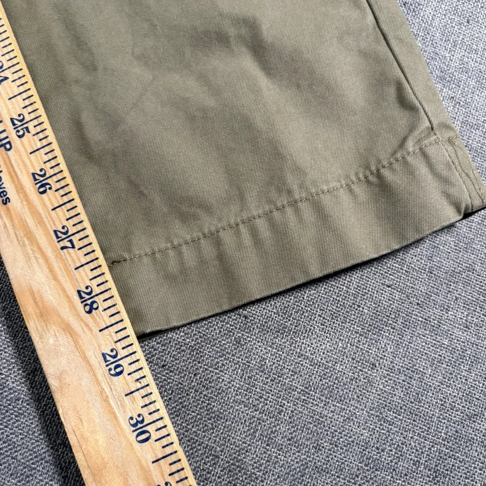 Banana‎ Republic Aiden Chino Mens 30x30 Olive Green Slim Fit Cotton Pants